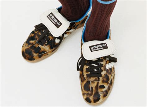 wales bonner x samba leopard.